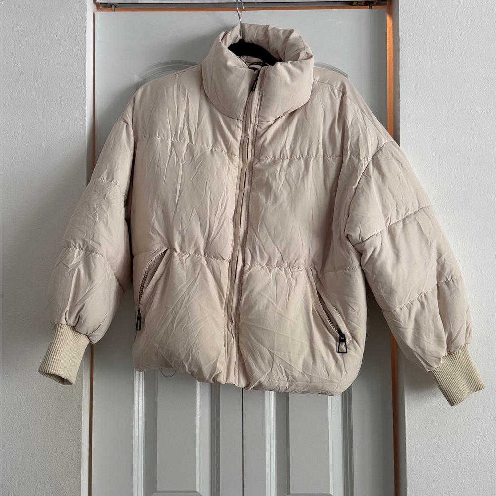 Cream Puffer Jacket